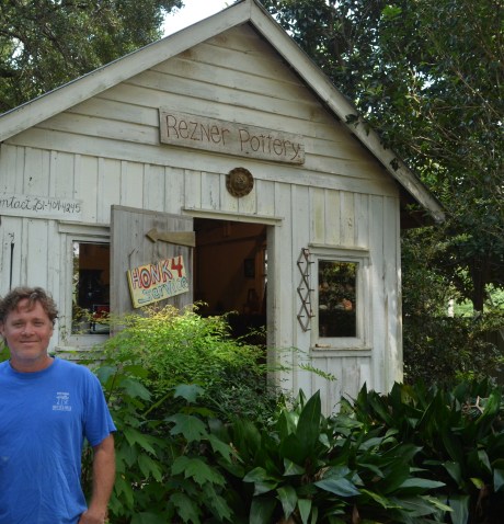 Karen with John Rezner, potter - Version 2