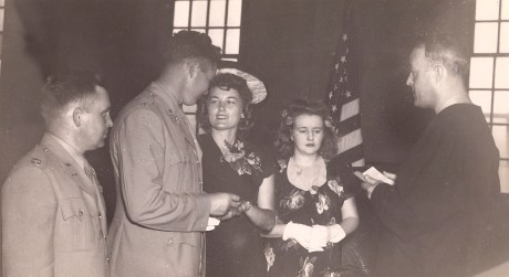 Betty & J C Hamilton wedding