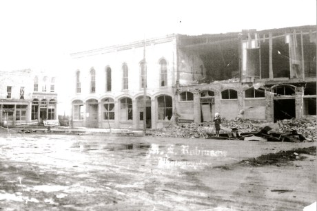 Dorothy Deboe - town streetwalker in Uniontown after flood